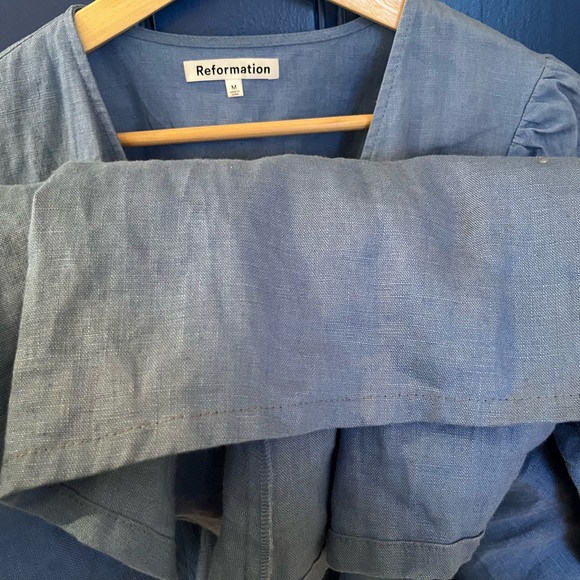 Reformation Weiss Linen Dress Size M - Picture 5 of 5